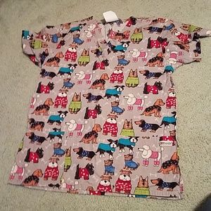 Dog scrub top